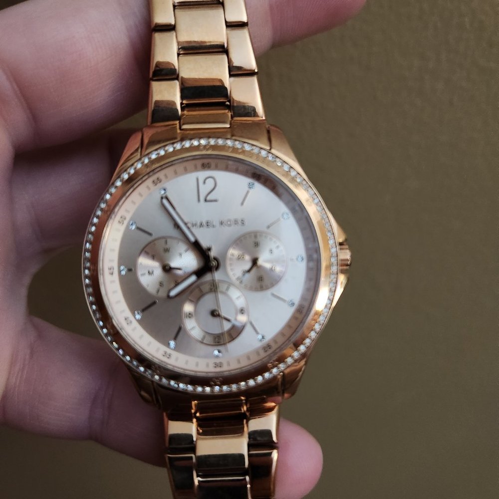 Rose Gold Michael Kors watch
